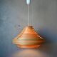 Vintage Scandinavian suspension lamp with slats by Hans-Agne Jakobsson from the 1960s.
