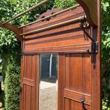 Art Deco oak cloakroom