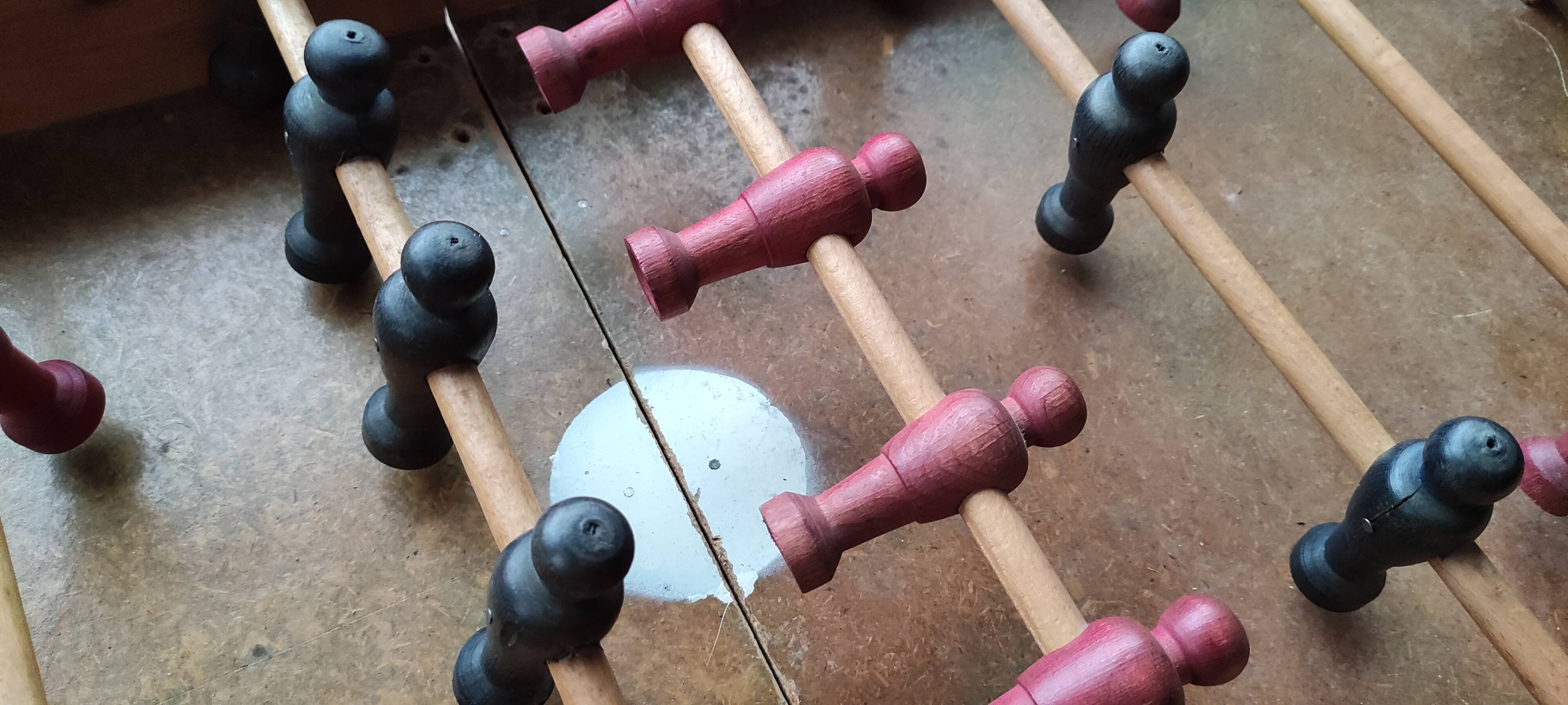 Old foldable baby football