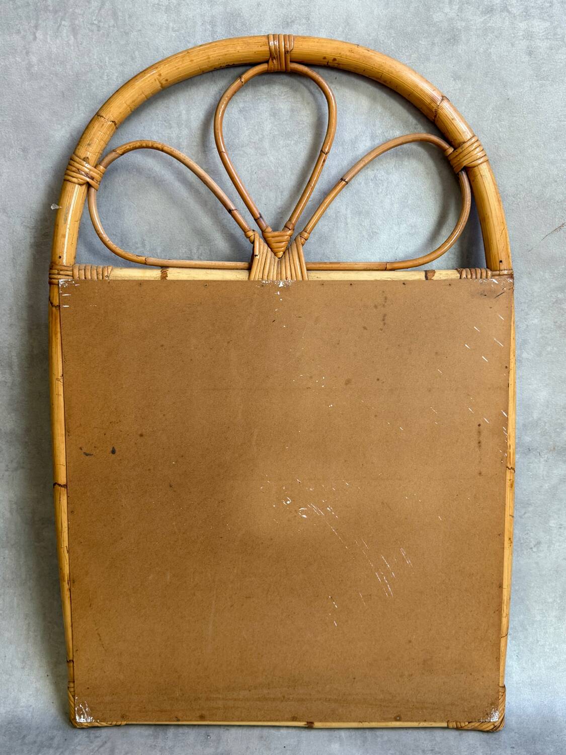 1960s Rattan Mirror France