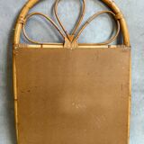 1960s Rattan Mirror France