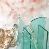 Mint green arch vase