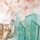 Mint green arch vase