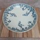 Antique compote dish in ironstone HBCM Choisy-le-Roi Louis XVI model with bird decoration.