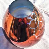 DESIGN VASE in copper gold glass color