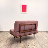 Danish Mid-Century 2-Seat Sofa, Minerva Series by Peter Hvidt and Orla Mølgaard Nielsen, France & So
