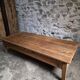 Table basse ancienne en chêne français – Table XXL de ferme du XIXe siècle