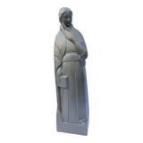 Art Deco statue representing an allegory of knowledge (reading and writing)