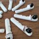 Series of ten Pierrot knife holders