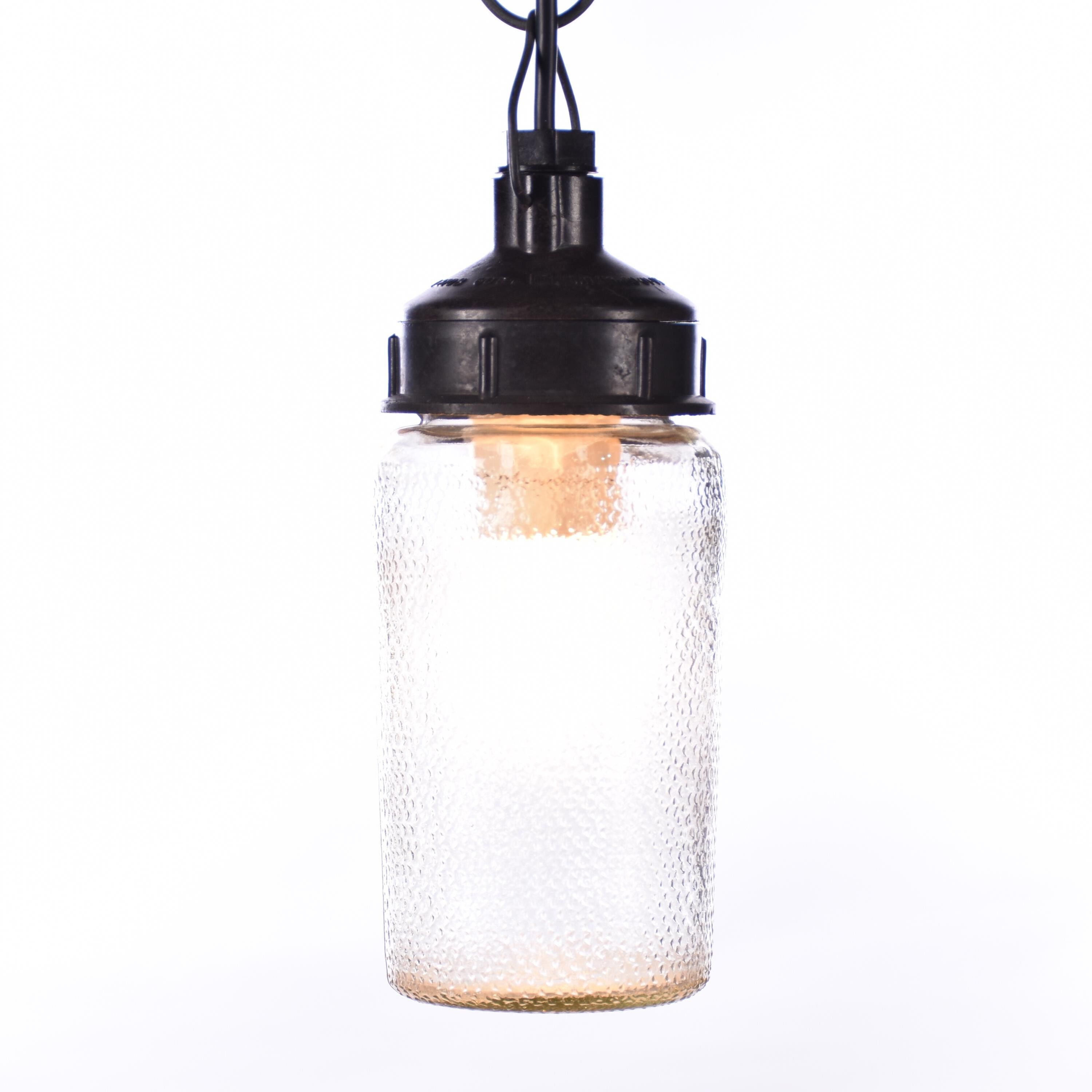 Vintage  glass pendant lamp  hanging lamp