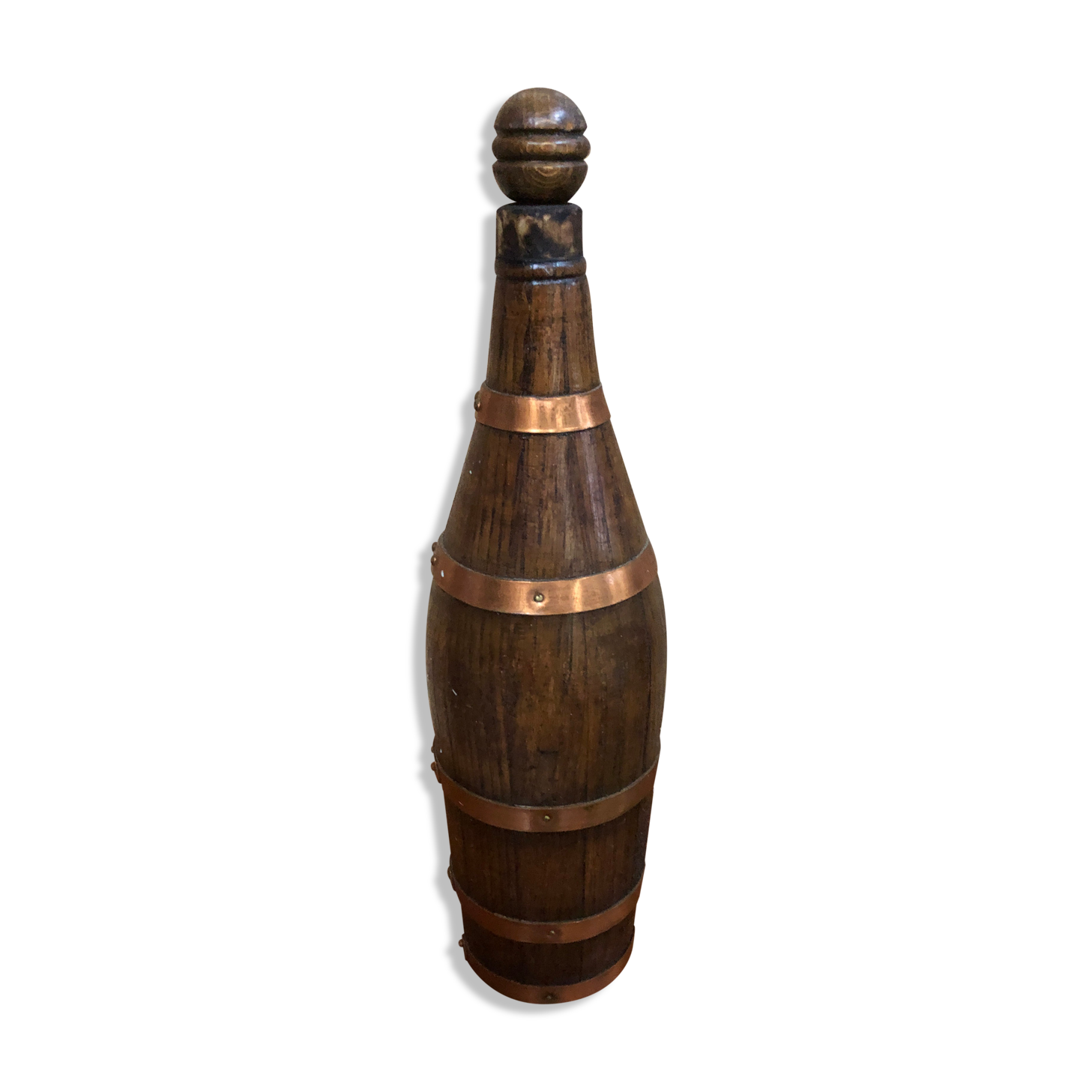 Old wood bottle