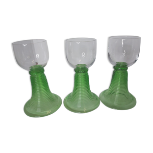 Verres à vin blanc d'Alsace Roemer