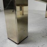 Belgo Chrom coffee table with 2 glass plates, 1970s