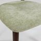 Modern Set of 6 Dining Chairs, Pistachio Farbic 