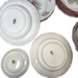 42-piece Lunéville KG tableware set with floral decoration, 20th century