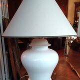 Very large designer ceramic lamp François Chatain