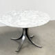 Vintage round marble dining table model T69 by Osvaldo Borsani for Tecno, 1970s