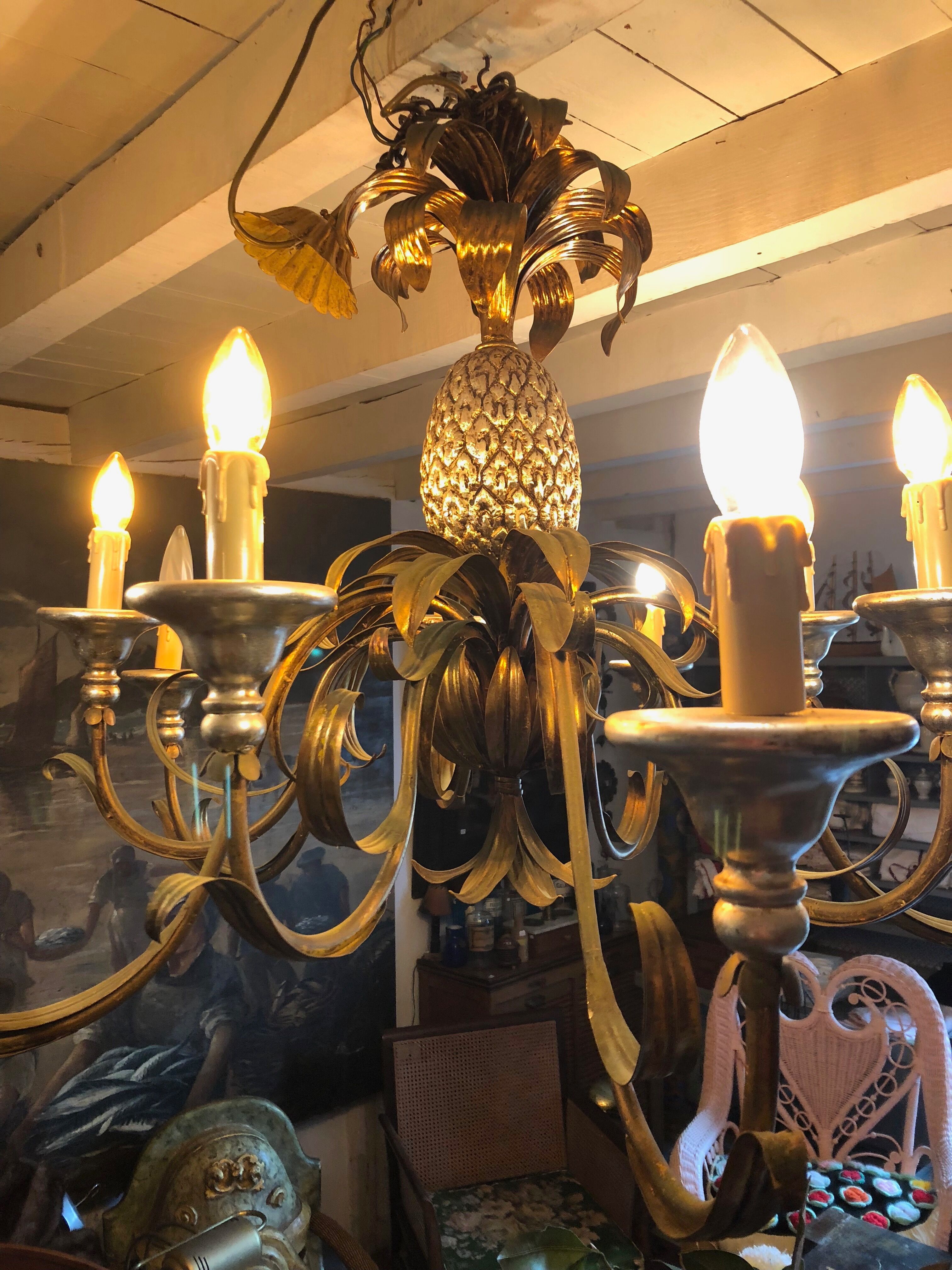 Pineapple chandelier
