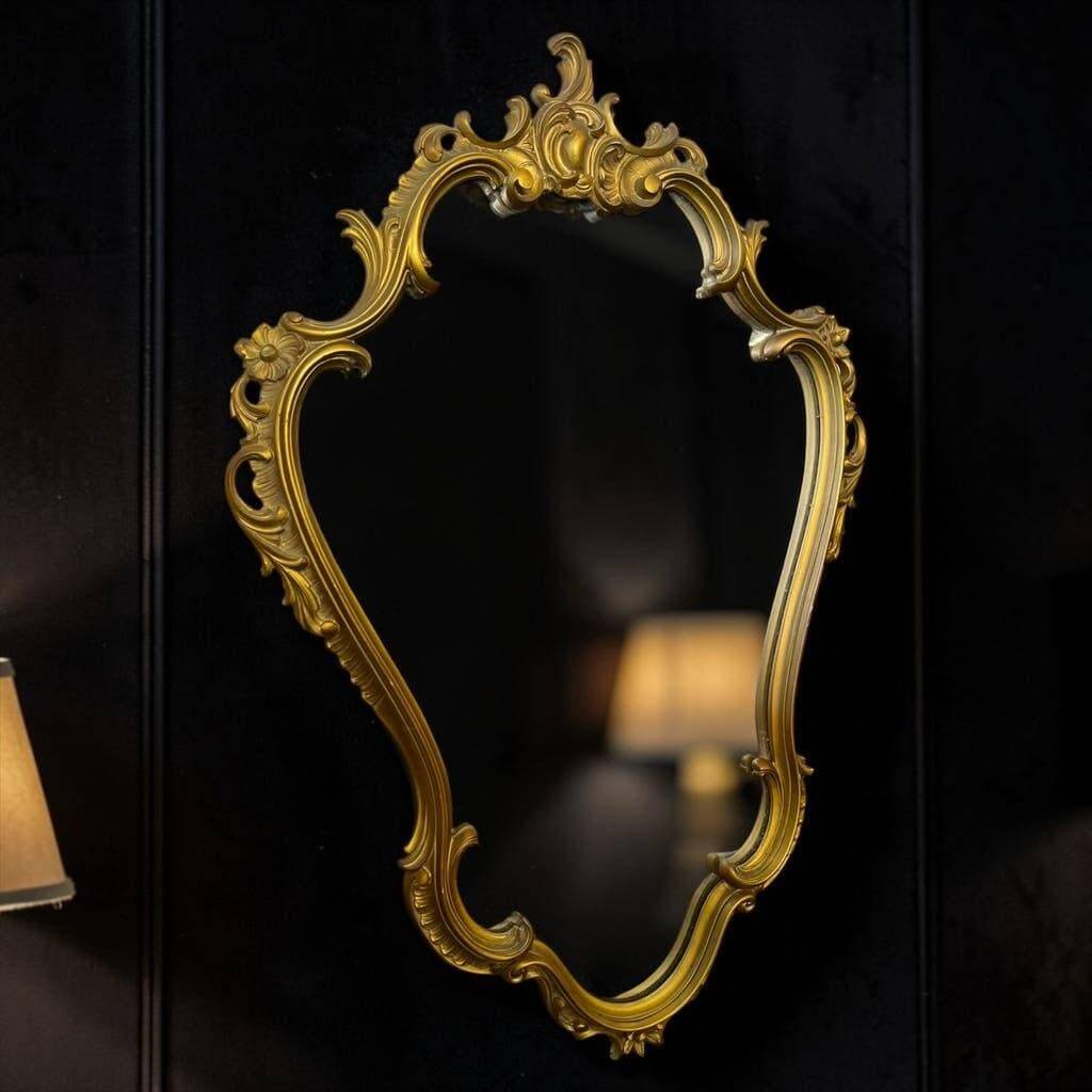 Miroir baroque doré vintage / miroir mural