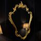 Miroir baroque doré vintage / miroir mural