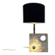 Post modern stone table lamp, 1970s