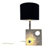 Lampe de table en pierre post-moderne, années 1970