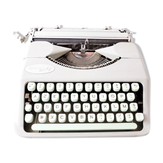 Hermes Baby Rocket green lime typewriter revised new ribbon