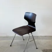 Ensemble de 4 chaises empilables, Pagwood (Pagholz), Allemagne, années 1960/70.