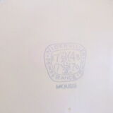 Lot of 7 plates Niderviller green celadon earthenware