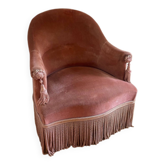 Vintage toad armchair Henriette