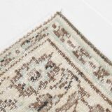 6x9 classic brown & beige vintage rug, 153x272cm