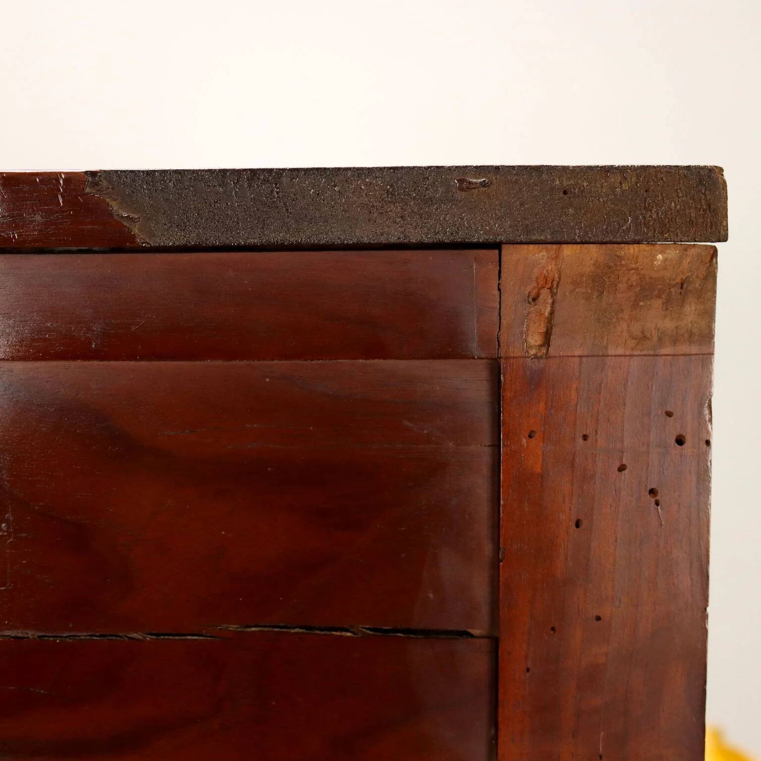Former walnut boardroom secretary, Italy, 18th century.