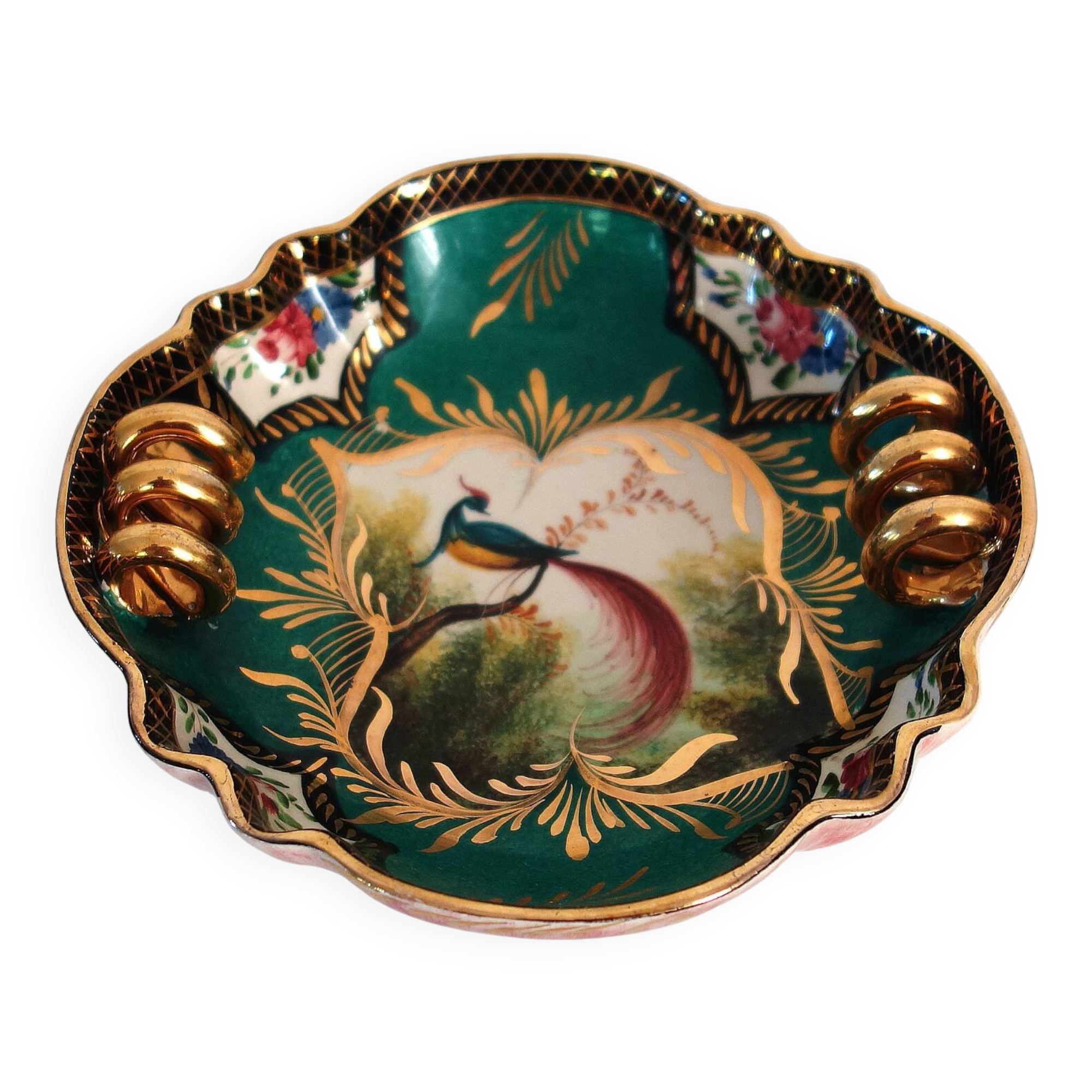 H. Béquet Quaregnon wall plate, 1950s