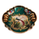 H. Béquet Quaregnon wall plate, 1950s