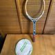 Vintage dunlop saphir wooden tennis racket + sports cover #e2