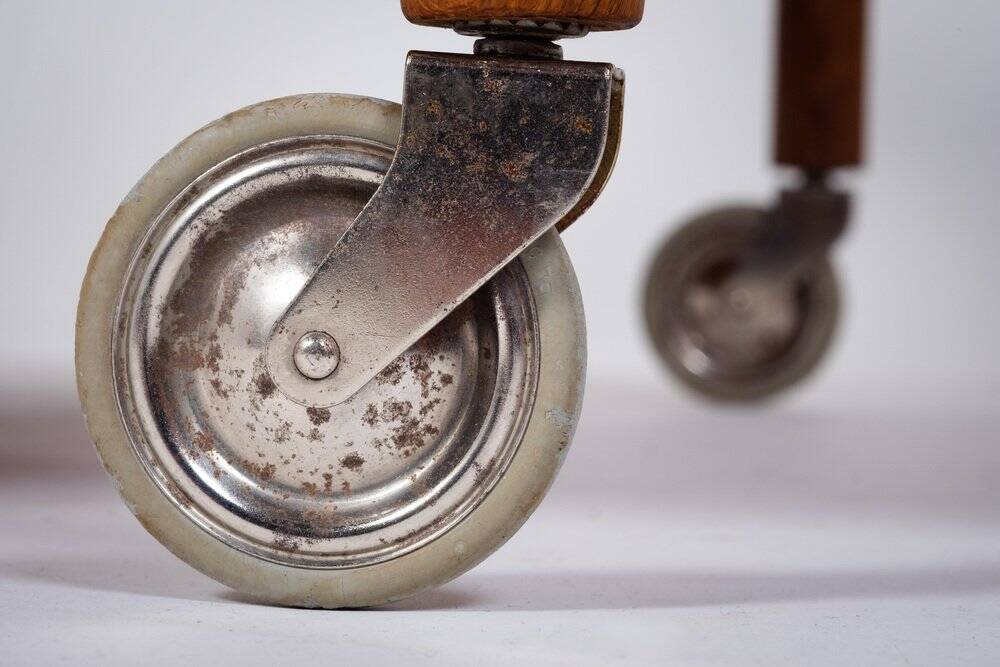 Mid-Century Bar Cart by Hans J. Wegner for Andreas Tuck, Denmark, 1950s