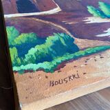 Painting HST Rachid Bouskri artist from Tinjdad (Morocco) Orientalist