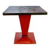 Tolix metal square table