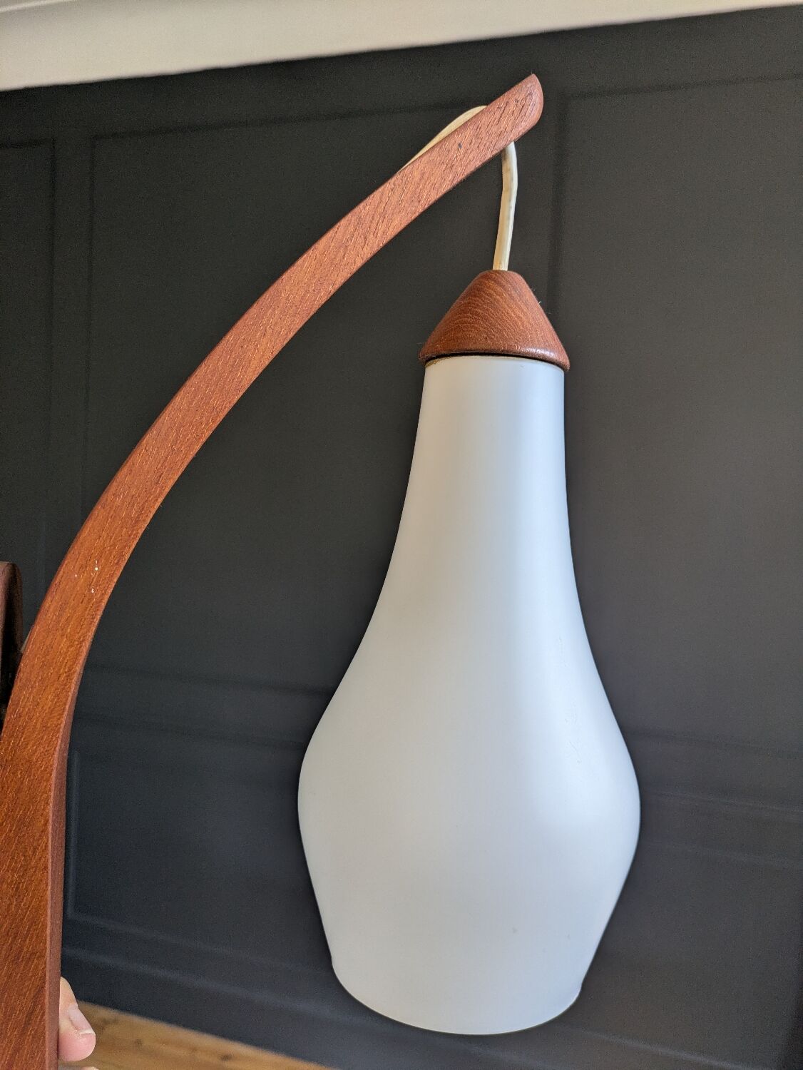 Teak wall lamp Uno and Osten Kristiansson 60'
