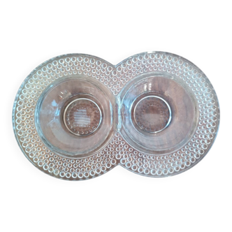 Crystal salt and pepper shakers