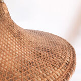 Wicker pendant lamp