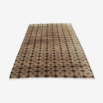 Tapis turc vintage, tapis tribal en laine, 272x200 cm