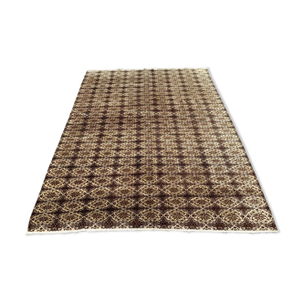 Tapis turc vintage, tapis tribal en laine, 272x200 cm