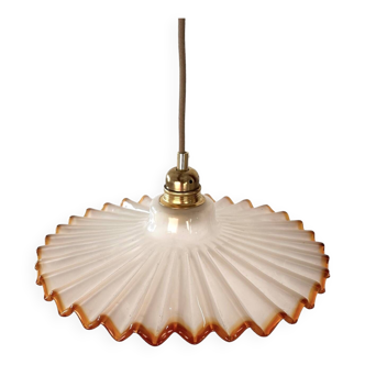Vintage serrated pendant light