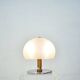 Vintage italian table lamp acrylic mushroom shaped shade, 1970's