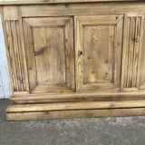 Raw pitch pine sideboard