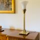 Lampe de table en laiton par Officine A Boffelli Milan Italie 1935
