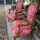 Pair of pink armchairs