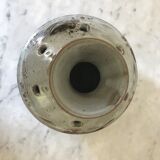Signed ceramic flower-picker vase
