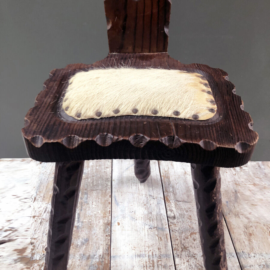 Brutalist mountain chair